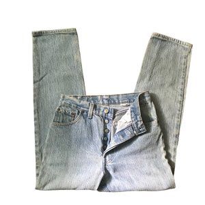 Vintage Levi's WPL-423 Button Fly 5 Pkt Light Wash Jeans Jr. Size 11